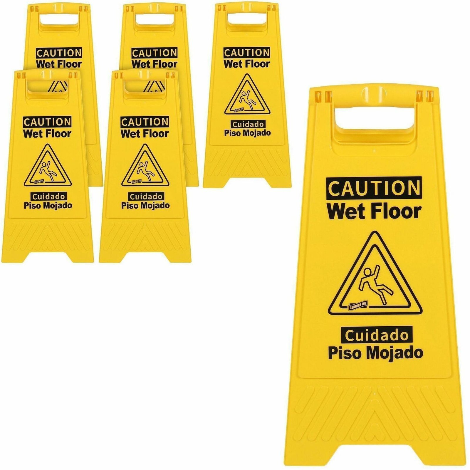 Genuine Joe Universal Graphic Wet Floor Sign
