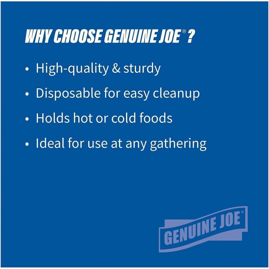 Genuine Joe 12 oz Reusable Plastic Bowls - Image 2