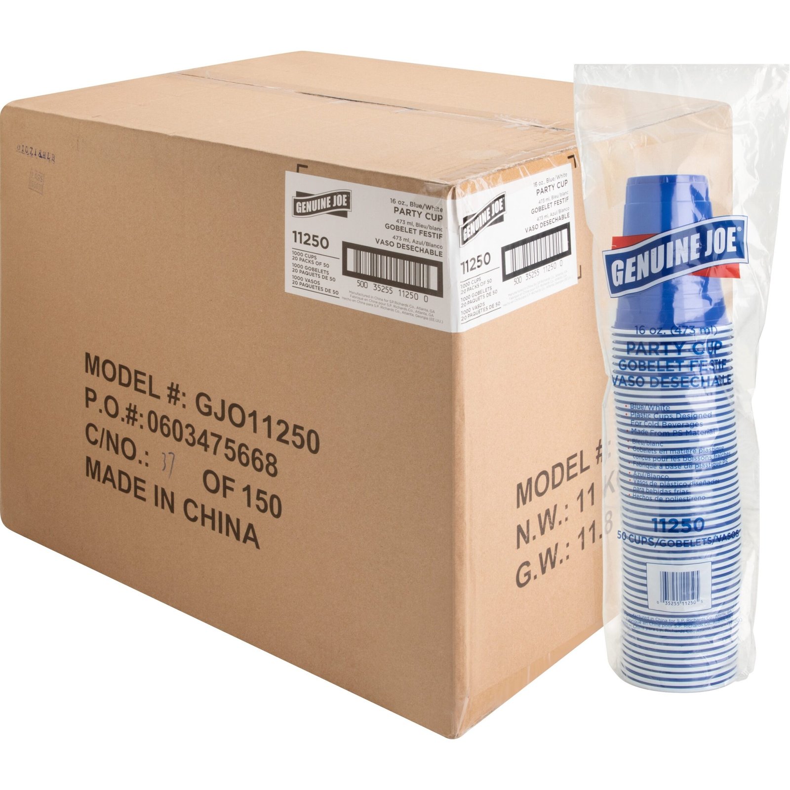 Genuine Joe 16 oz Party Cups