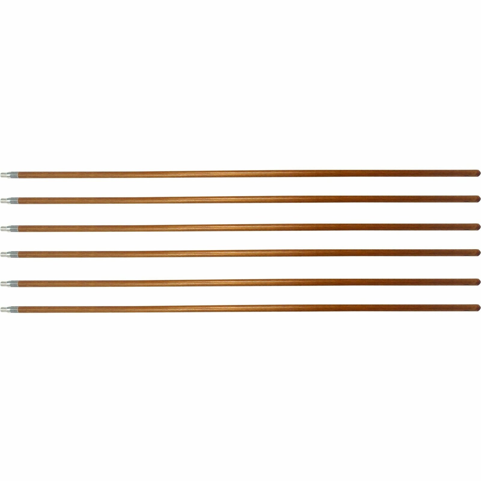 Genuine Joe Wood Handle with Threaded Metal Tip