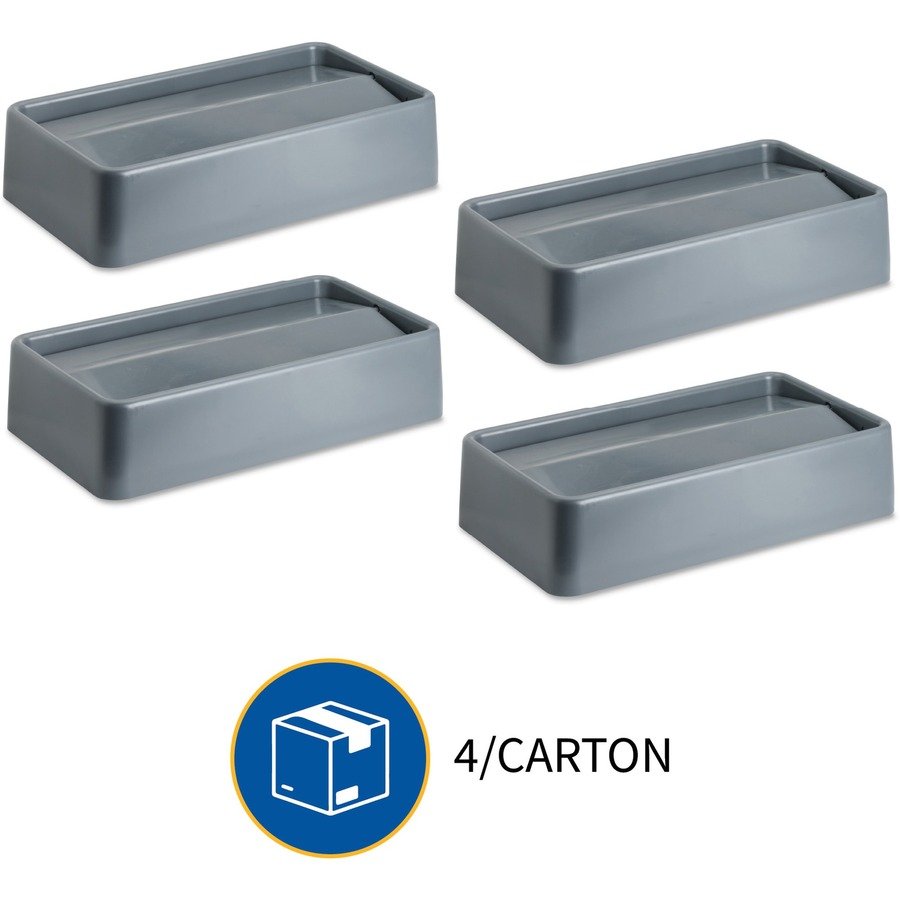 Genuine Joe Space-saving Container Swing Lid - Image 2