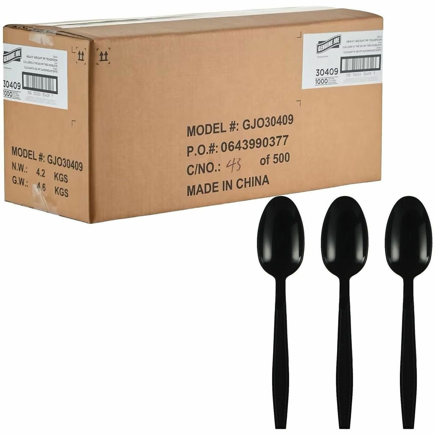 Genuine Joe Heavy-Weight Polypropylene Cutlery