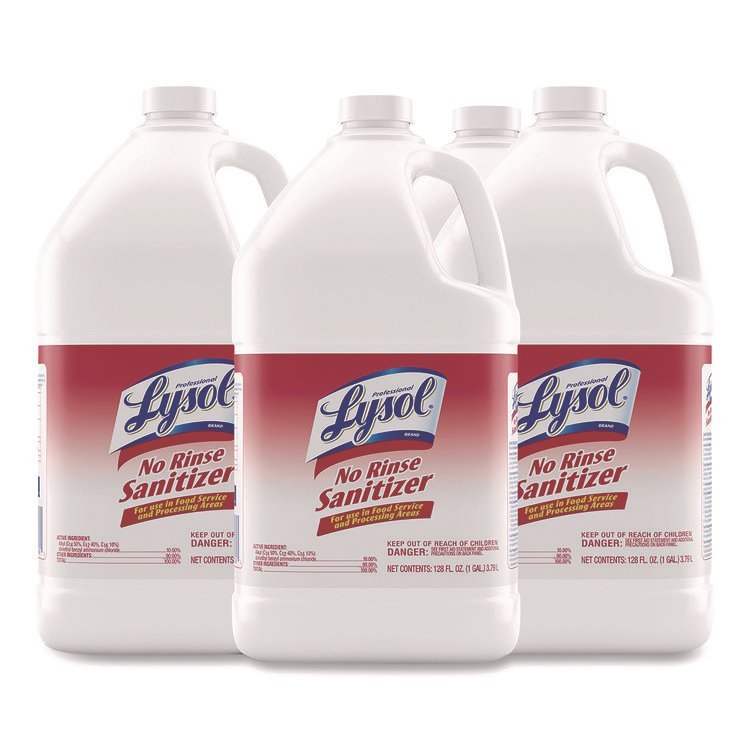Professional LYSOL® Brand No-Rinse Sanitizer Concentrate