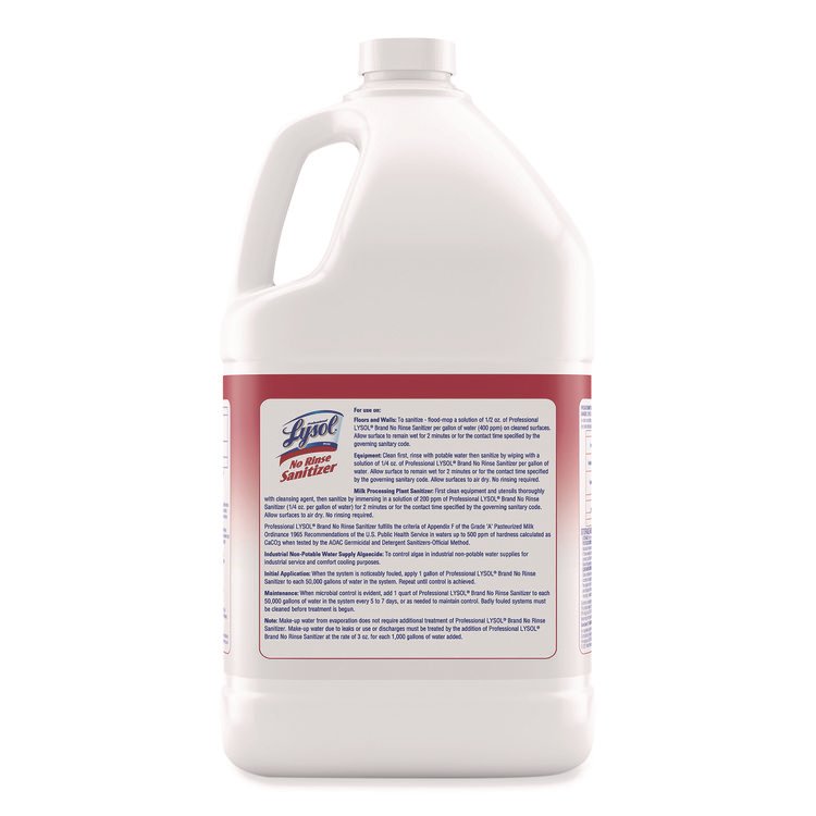 Professional LYSOL® Brand No-Rinse Sanitizer Concentrate - Image 3