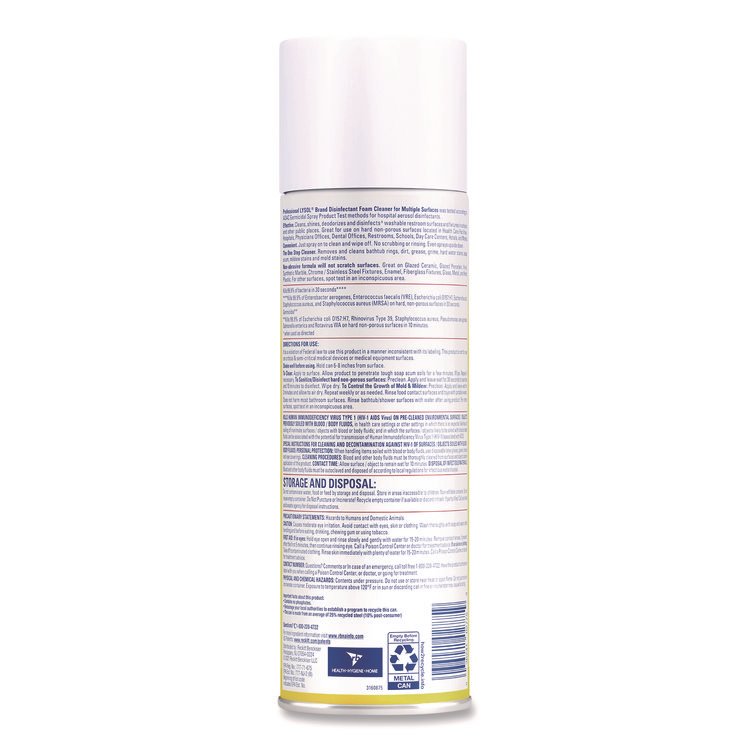 Professional LYSOL® Brand Disinfectant Foam Cleaner - Image 3