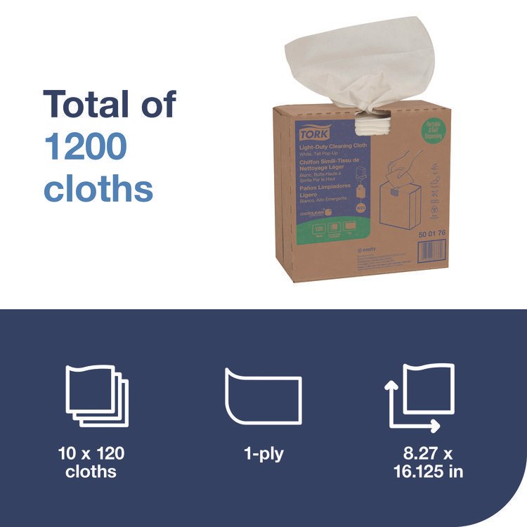 Tork® Light Duty Cleaning Cloth Pop Up Box - Image 2