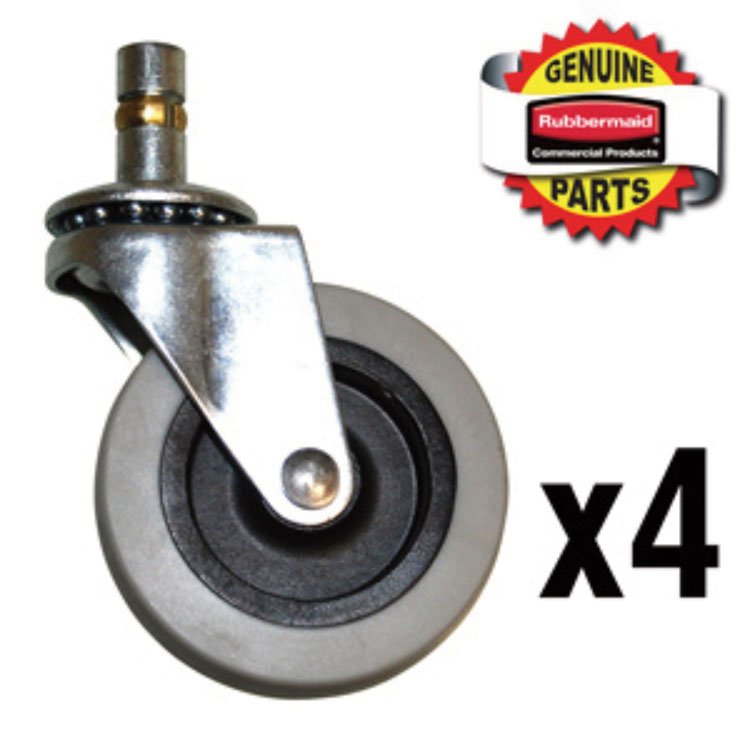 Rubbermaid® Commercial SRP Caster Kit - Image 5