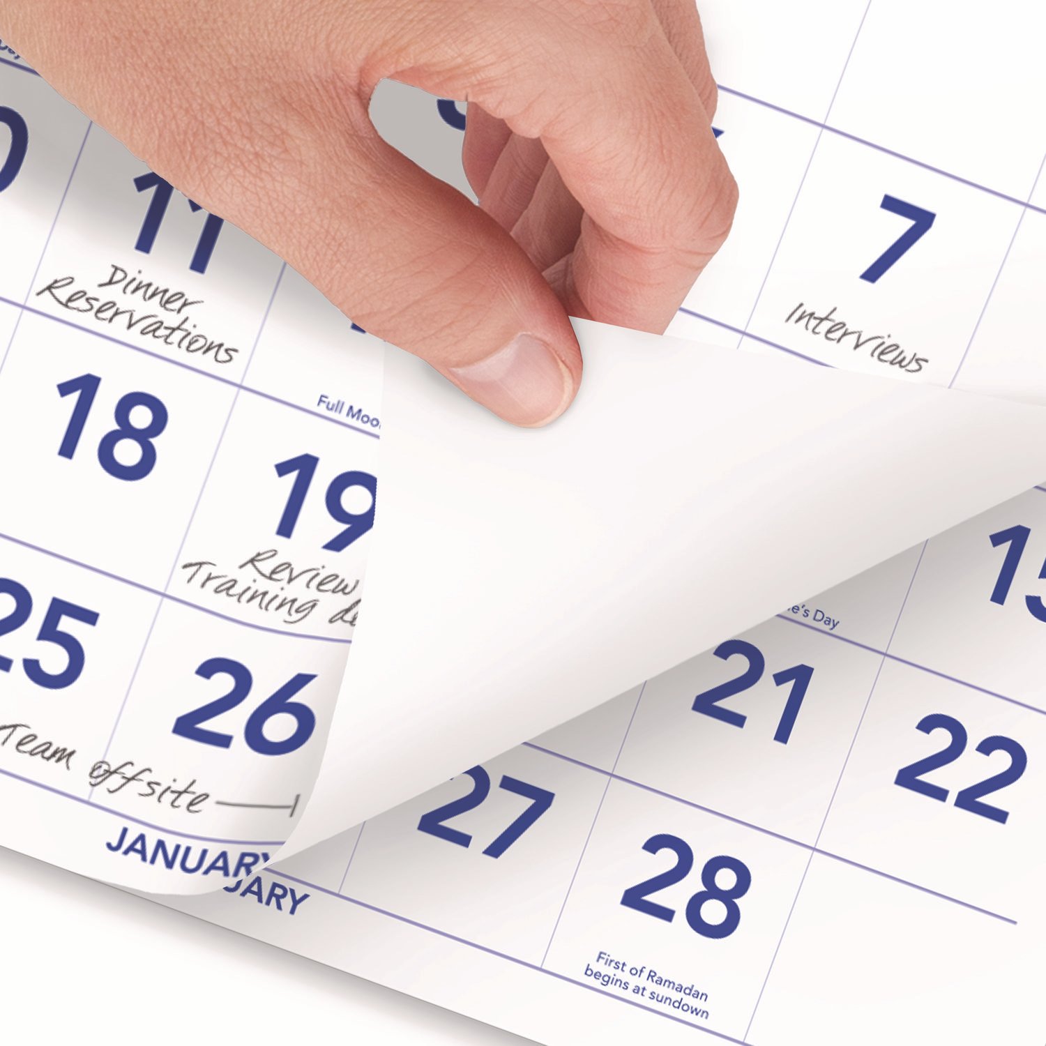 AT-A-GLANCE® Deluxe Three-Month Reference Wall Calendar - Image 5