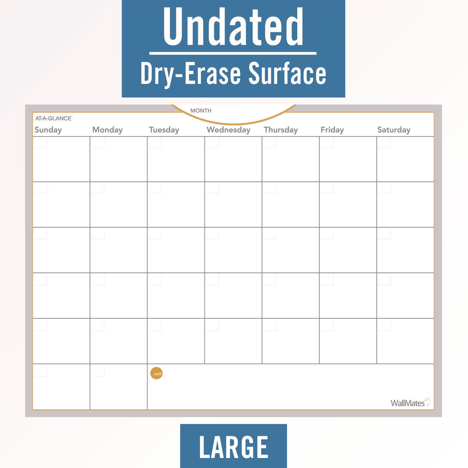 AT-A-GLANCE® WallMates® Self-Adhesive Dry Erase Planning Surfaces - Image 4
