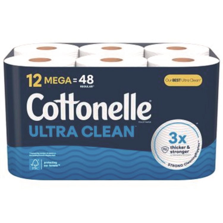 Cottonelle® Ultra CleanCare Toilet Paper, Strong Bath Tissue - Image 5