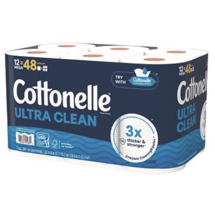 Cottonelle® Ultra CleanCare Toilet Paper, Strong Bath Tissue - Image 2