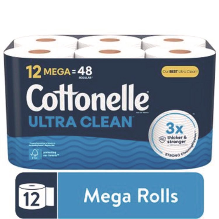 Cottonelle® Ultra CleanCare Toilet Paper, Strong Bath Tissue - Image 3