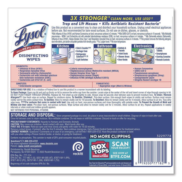 LYSOL® Brand Disinfecting Wipes - Image 6