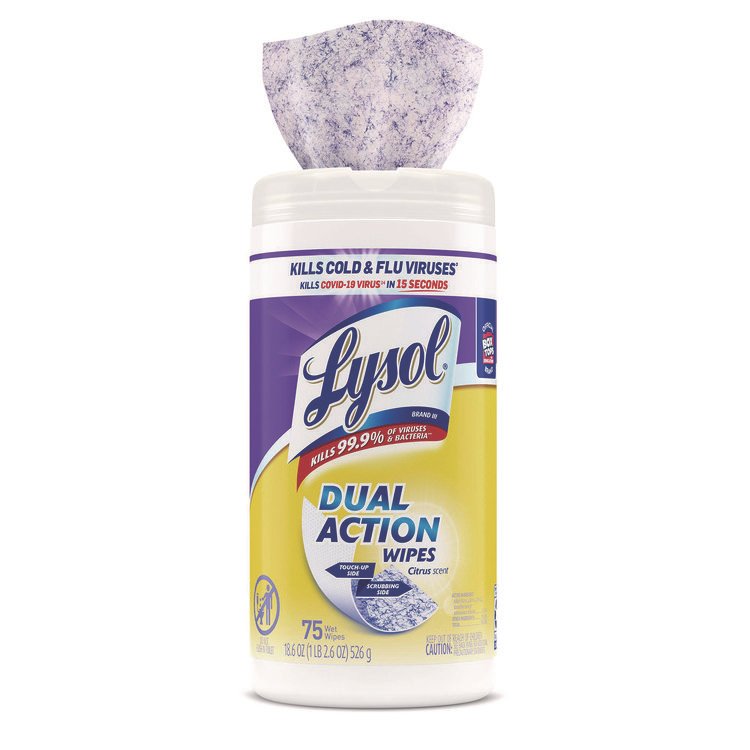 LYSOL® Brand Dual Action™ Disinfecting Wipes - Image 5