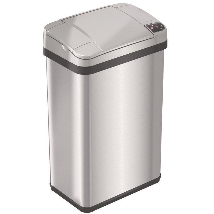 HLS Commercial® Rectangular Sensor Trash Can