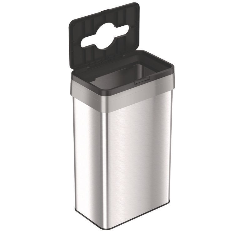 HLS Commercial® Open Top Trash Can with Color-Coded Lid - Image 4