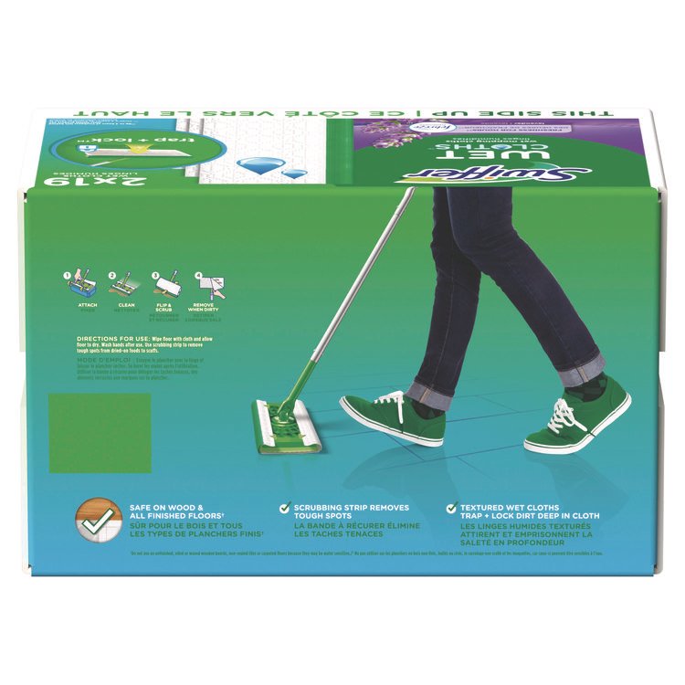Swiffer® Sweeper TRAP + LOCK Wet Mop Cloth - Image 4