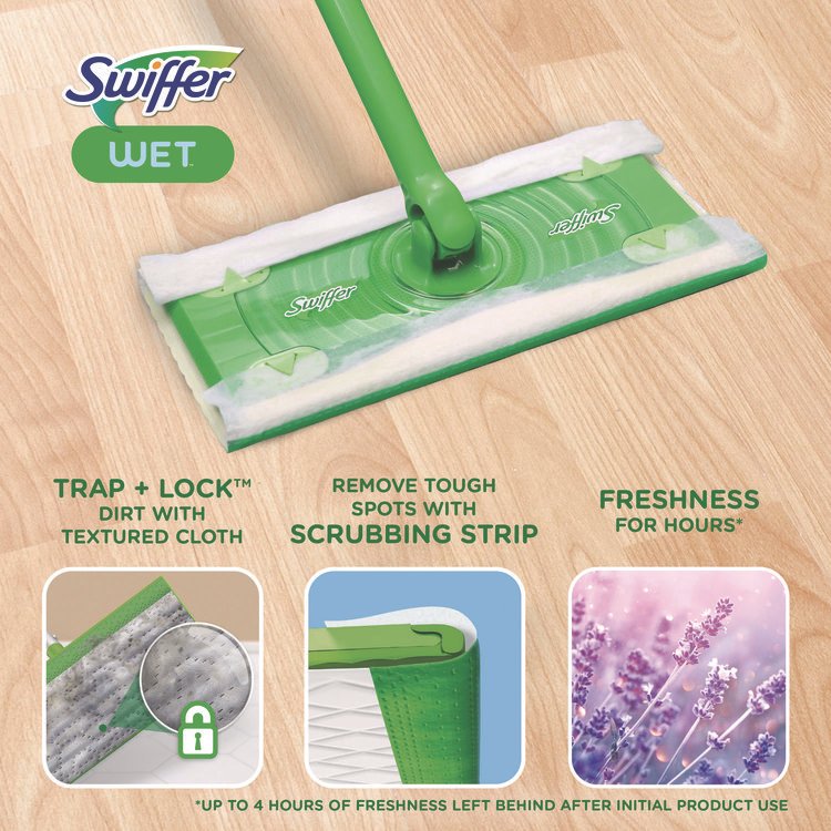 Swiffer® Sweeper TRAP + LOCK Wet Mop Cloth - Image 5