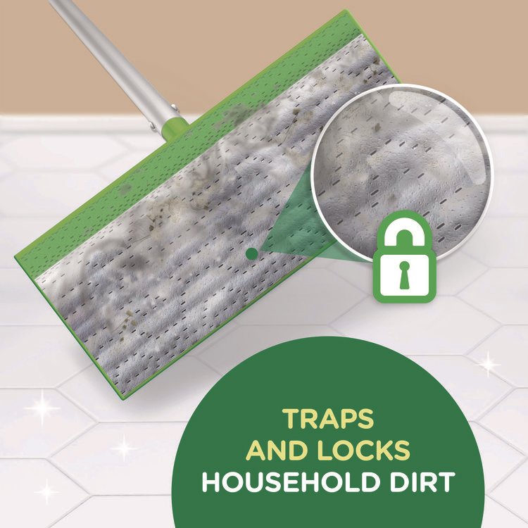 Swiffer® Sweeper TRAP + LOCK Wet Mop Cloth - Image 8