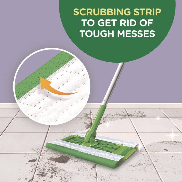 Swiffer® Sweeper TRAP + LOCK Wet Mop Cloth - Image 9