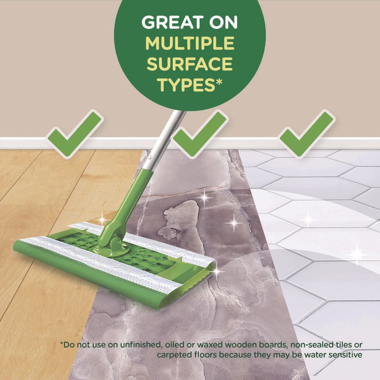 Swiffer® Sweeper TRAP + LOCK Wet Mop Cloth - Image 10