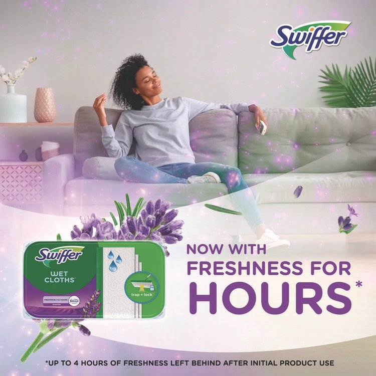 Swiffer® Sweeper TRAP + LOCK Wet Mop Cloth - Image 3