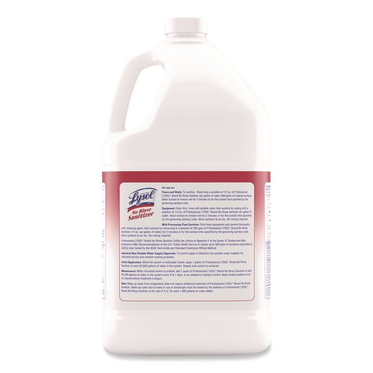 Professional LYSOL® Brand No-Rinse Sanitizer Concentrate - Image 2