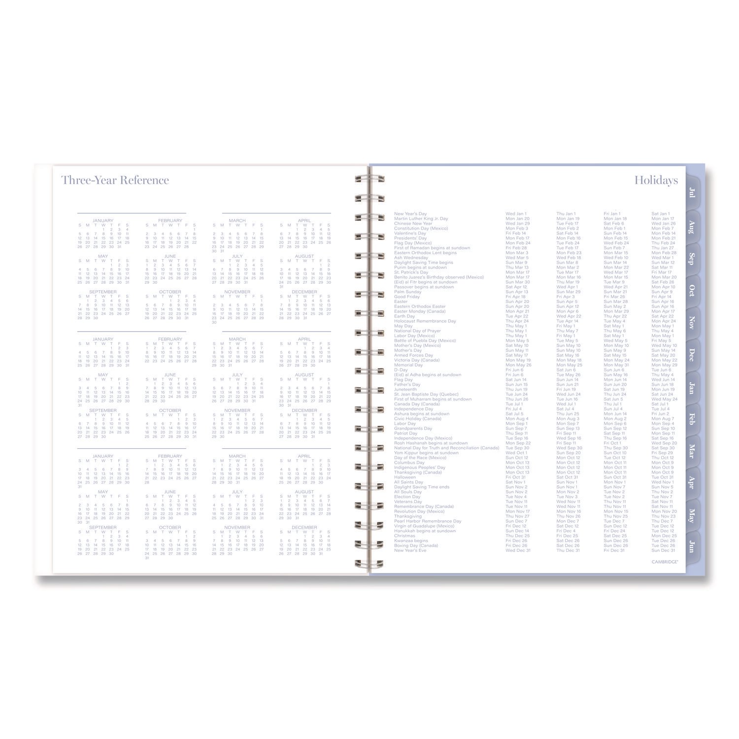Cambridge® Dewdrop Academic Weekly Monthly Planner - Image 6