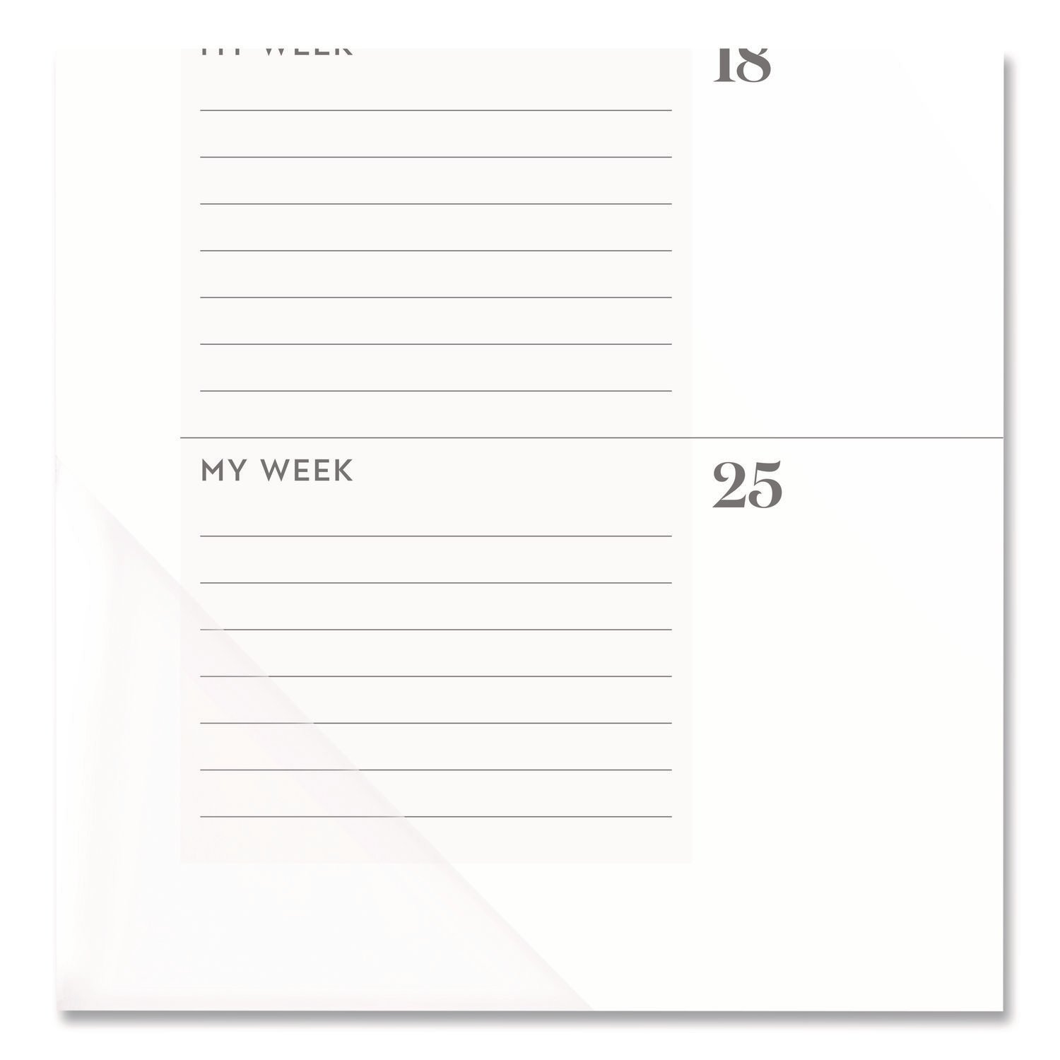Cambridge® WorkStyle Monthly Desk Pad Calendar - Image 4