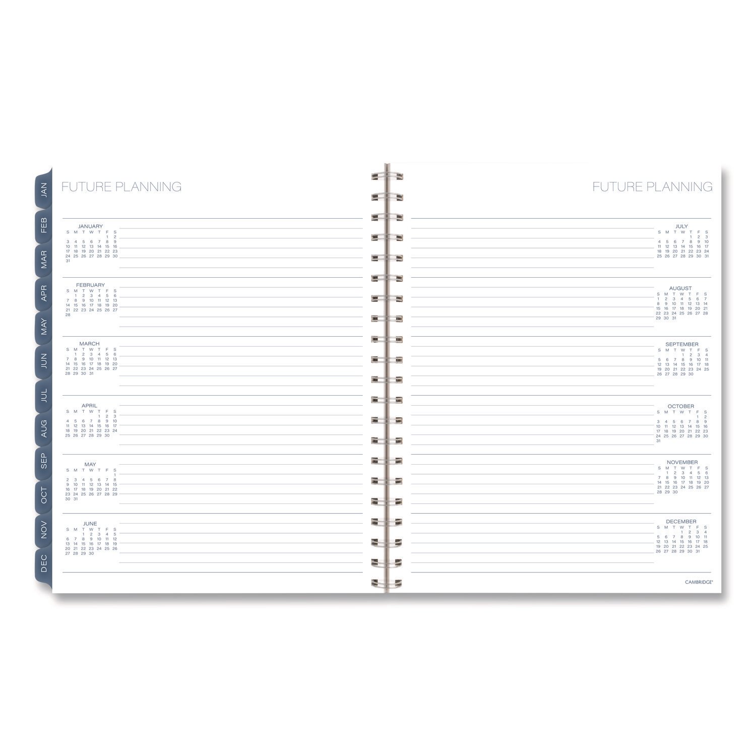 Cambridge® Abyss Weekly/Monthly Planner - Image 7