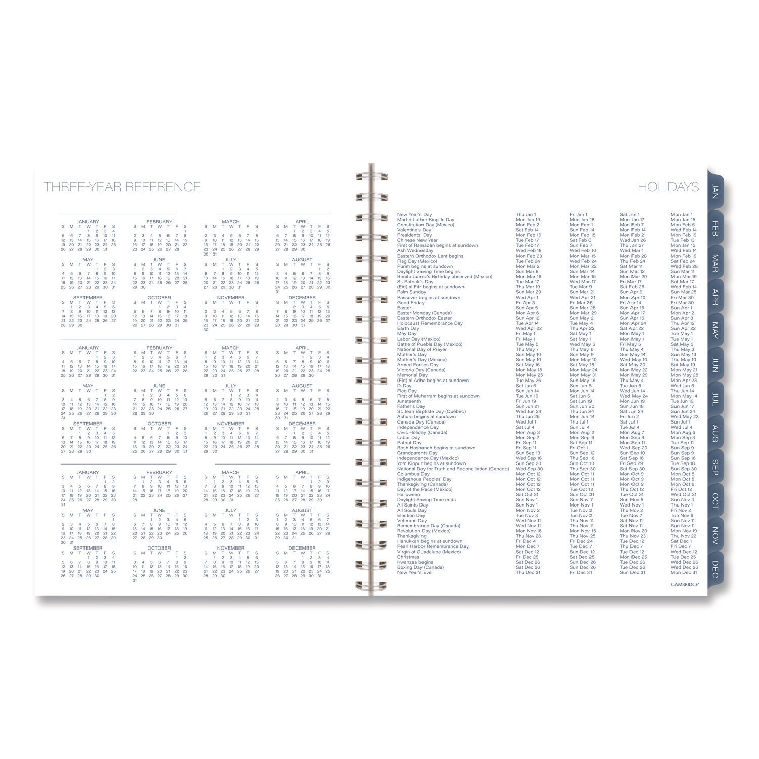 Cambridge® Abyss Weekly/Monthly Planner - Image 9