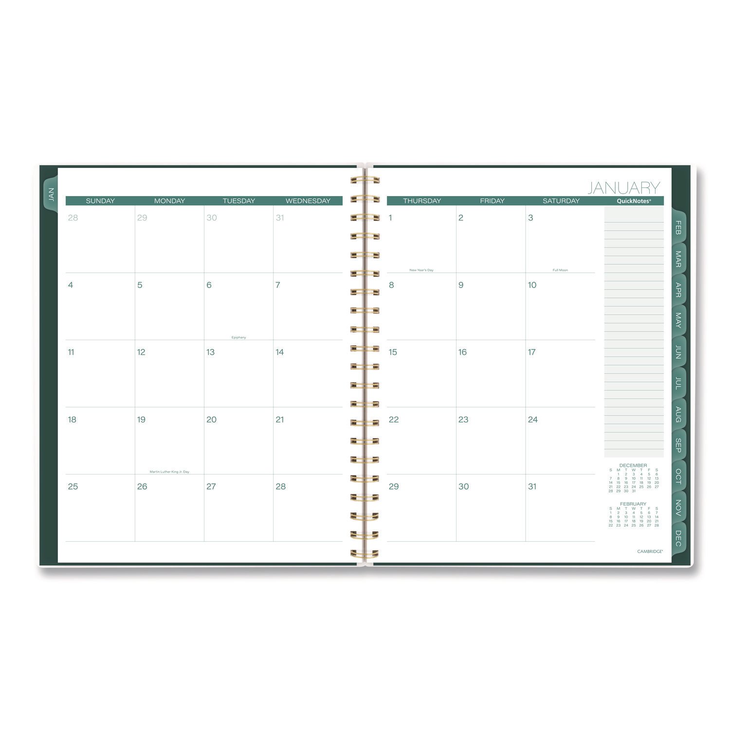 Cambridge® Emerald Isle Weekly/Monthly Planner - Image 3
