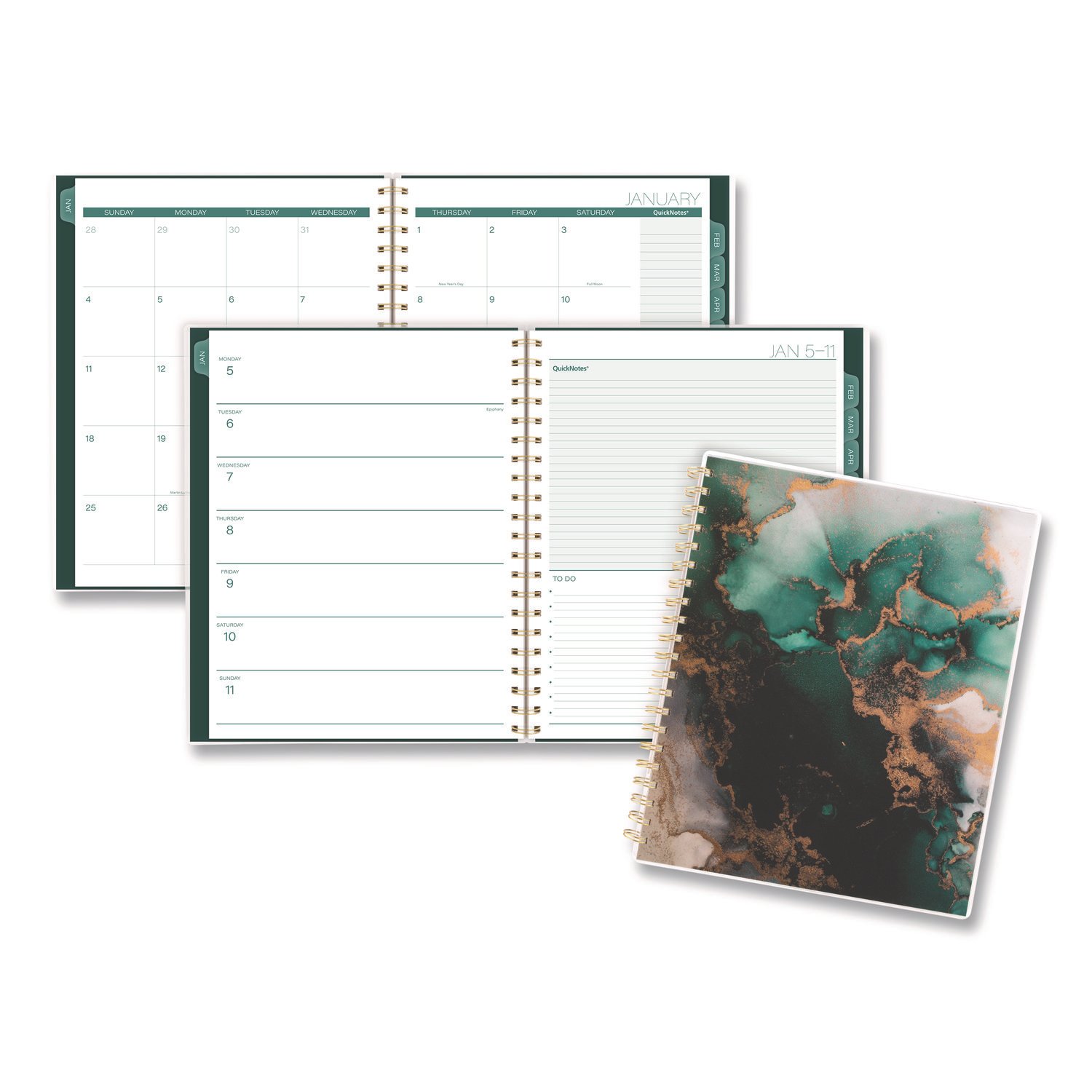Cambridge® Emerald Isle Weekly/Monthly Planner