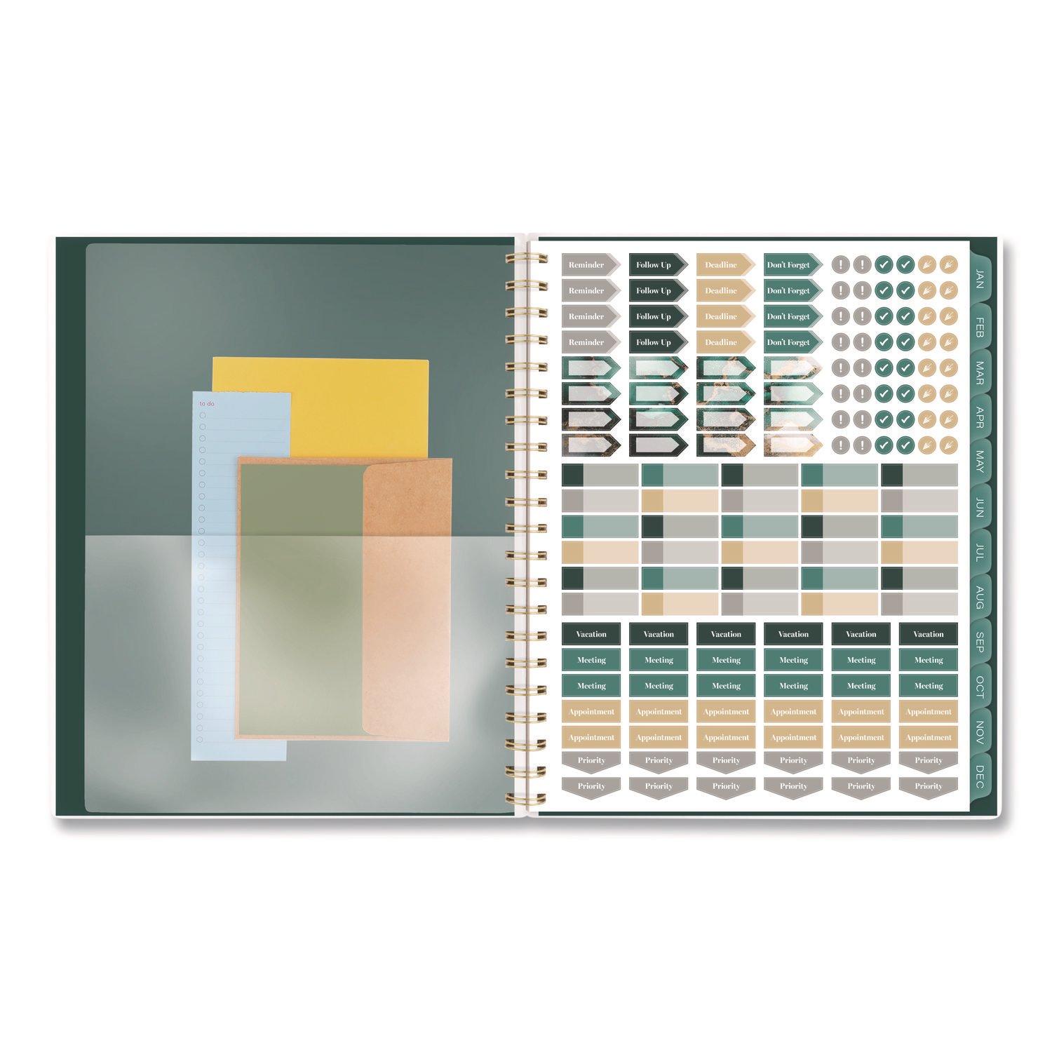 Cambridge® Emerald Isle Weekly/Monthly Planner - Image 5
