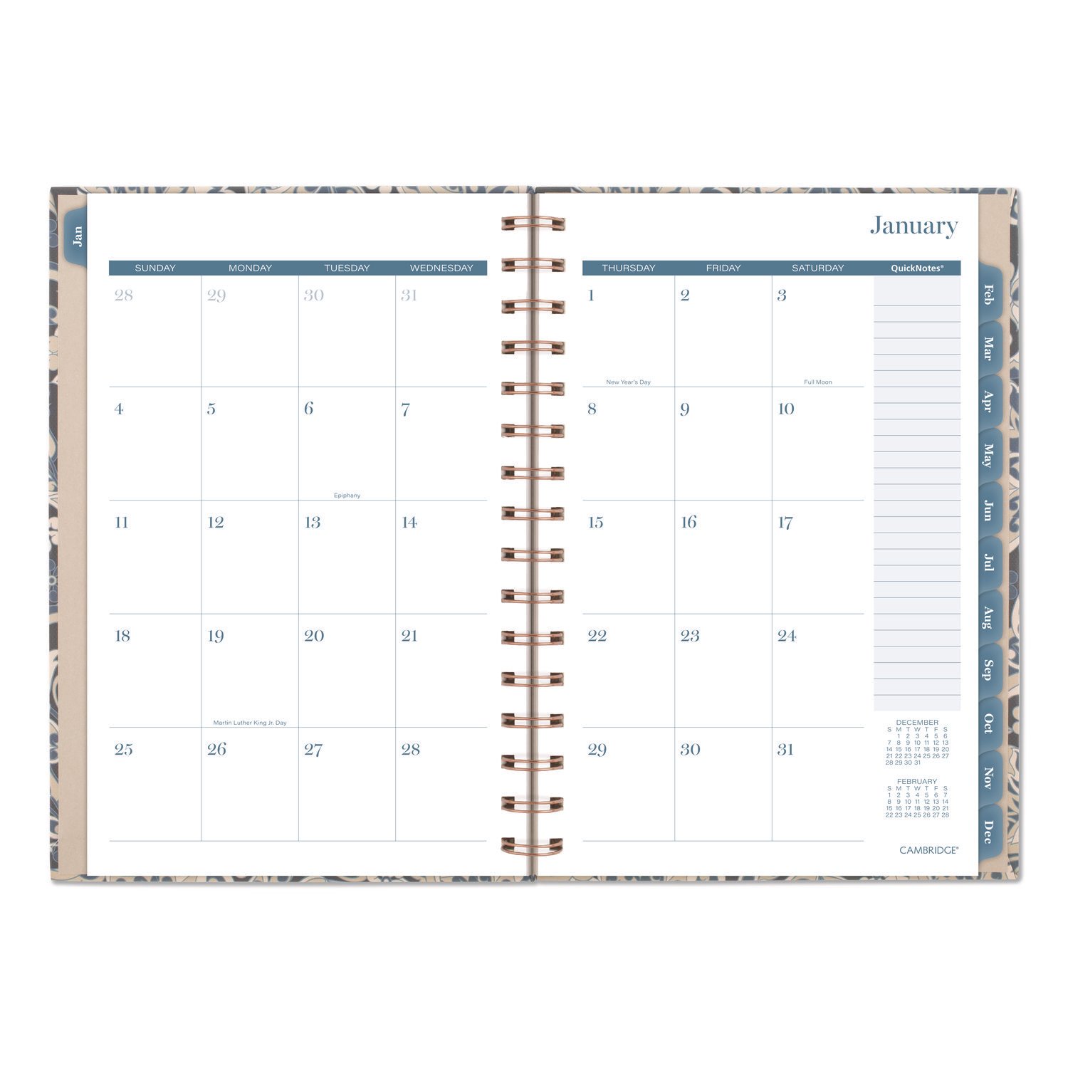Cambridge® Elizabeth Weekly/Monthly Planner - Image 3