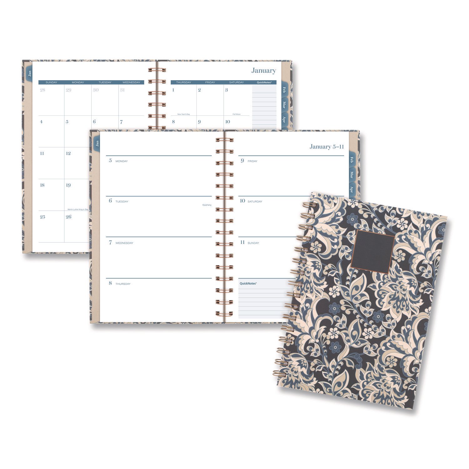 Cambridge® Elizabeth Weekly/Monthly Planner