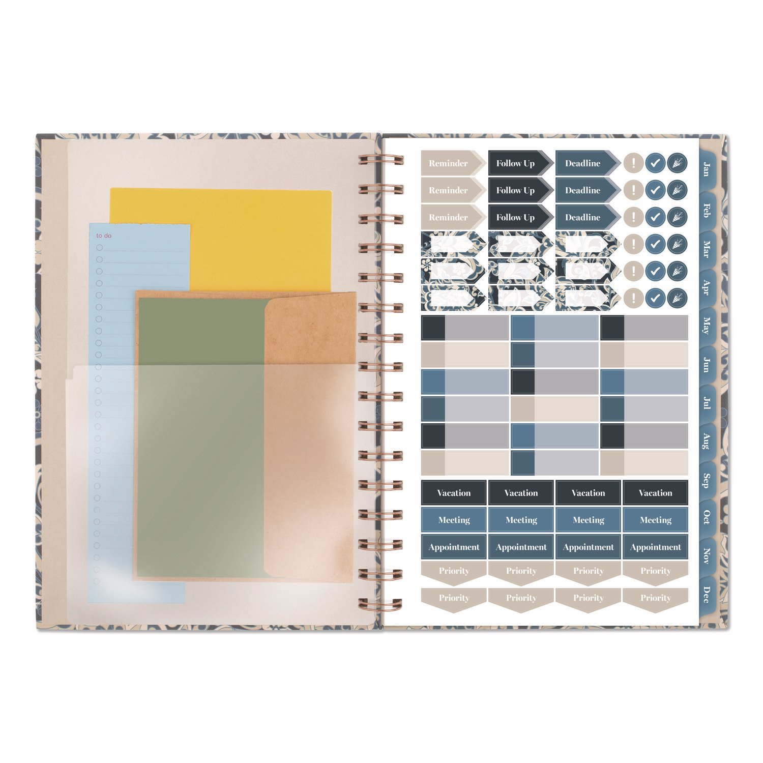 Cambridge® Elizabeth Weekly/Monthly Planner - Image 5