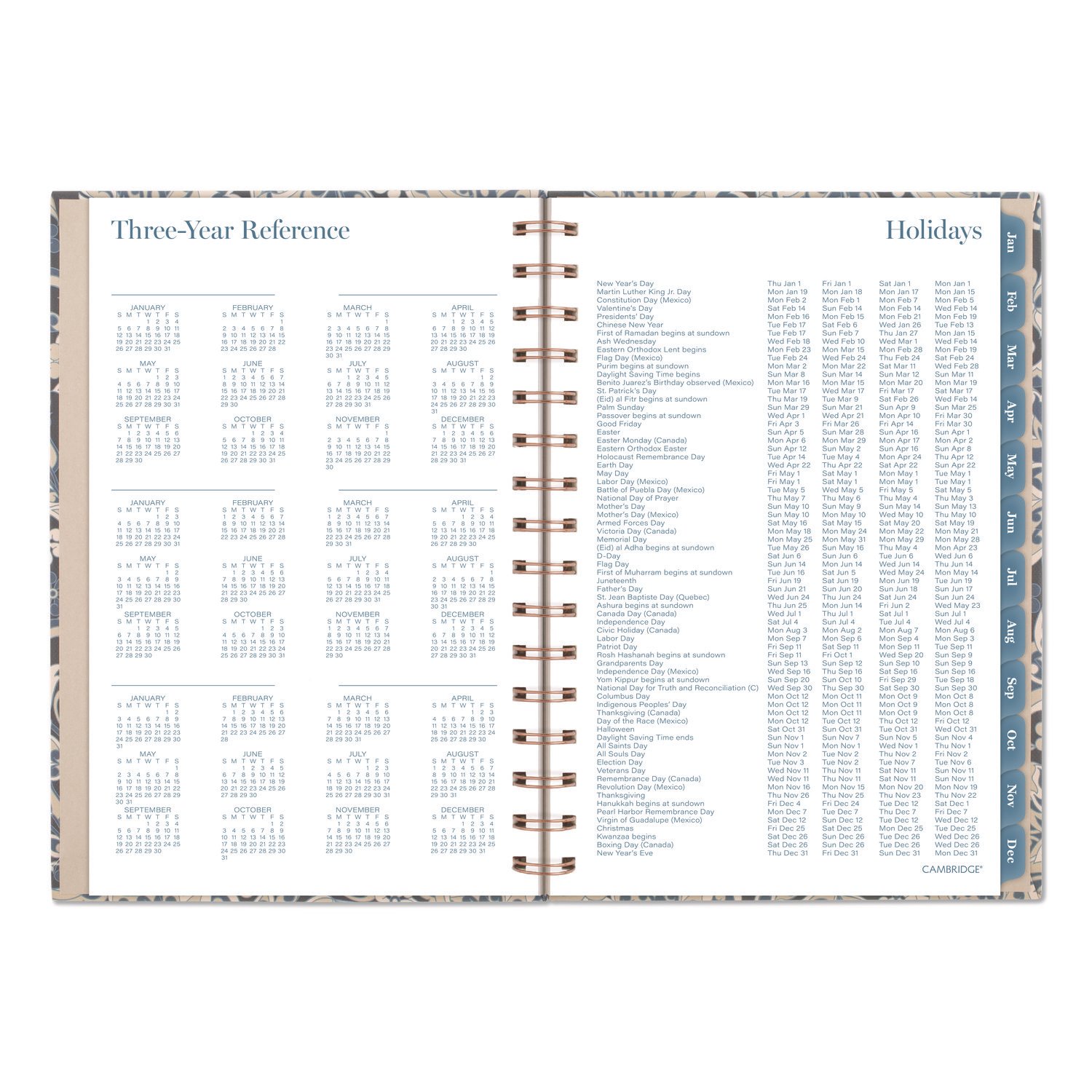 Cambridge® Elizabeth Weekly/Monthly Planner - Image 9