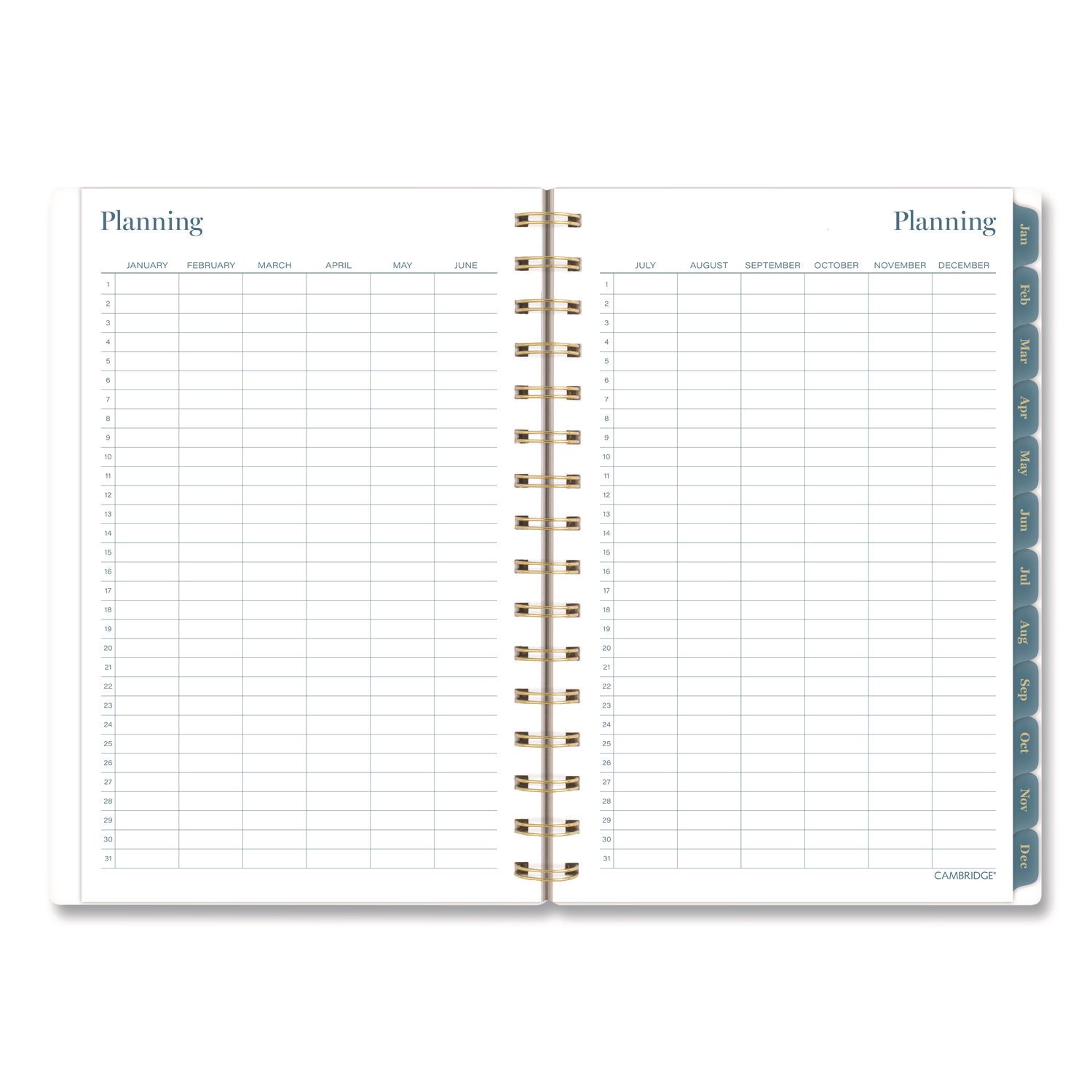 Cambridge® Midnight Garden Weekly/Monthly Planner - Image 8
