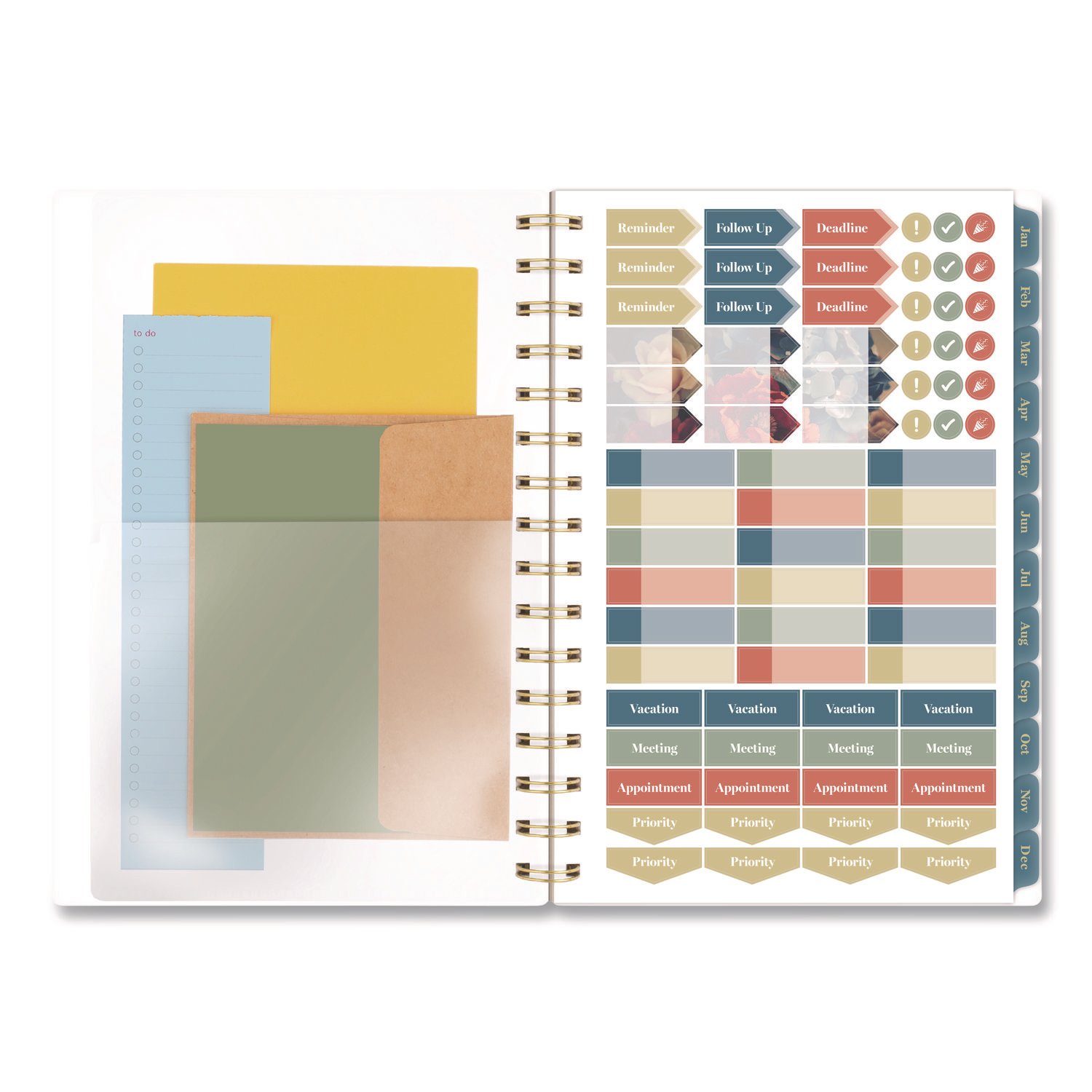 Cambridge® Midnight Garden Weekly/Monthly Planner - Image 4