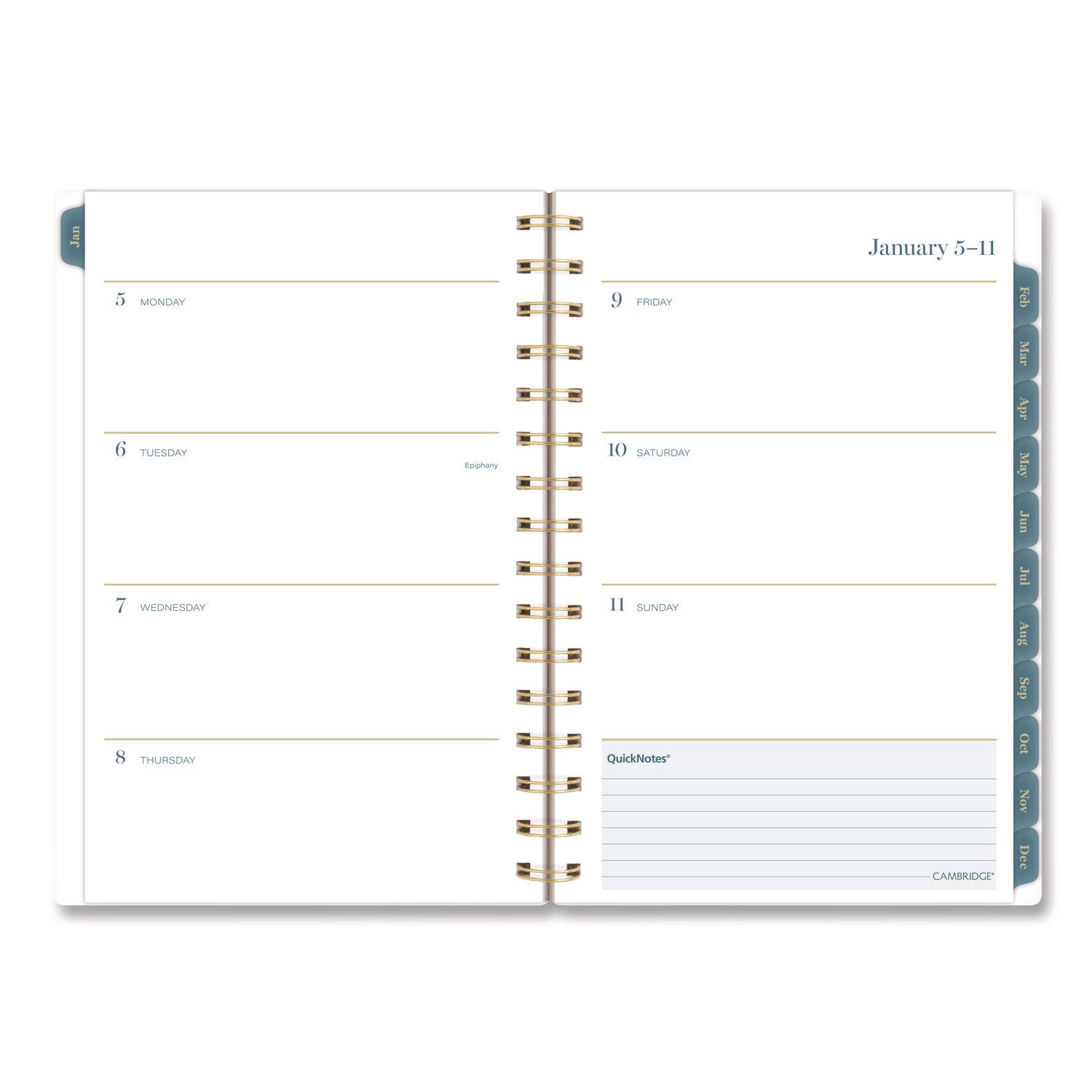 Cambridge® Midnight Garden Weekly/Monthly Planner - Image 2