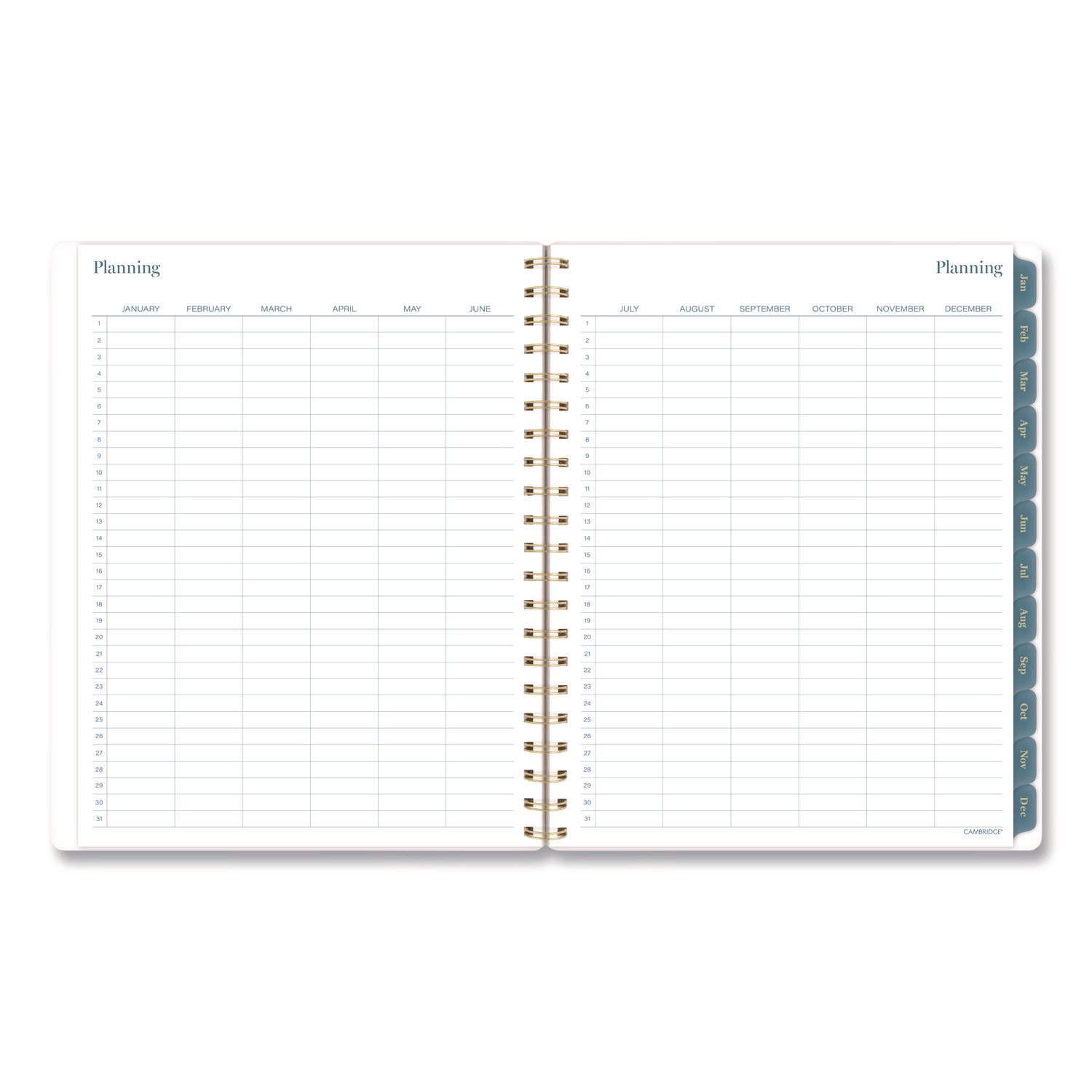 Cambridge® Midnight Garden Weekly/Monthly Planner - Image 8