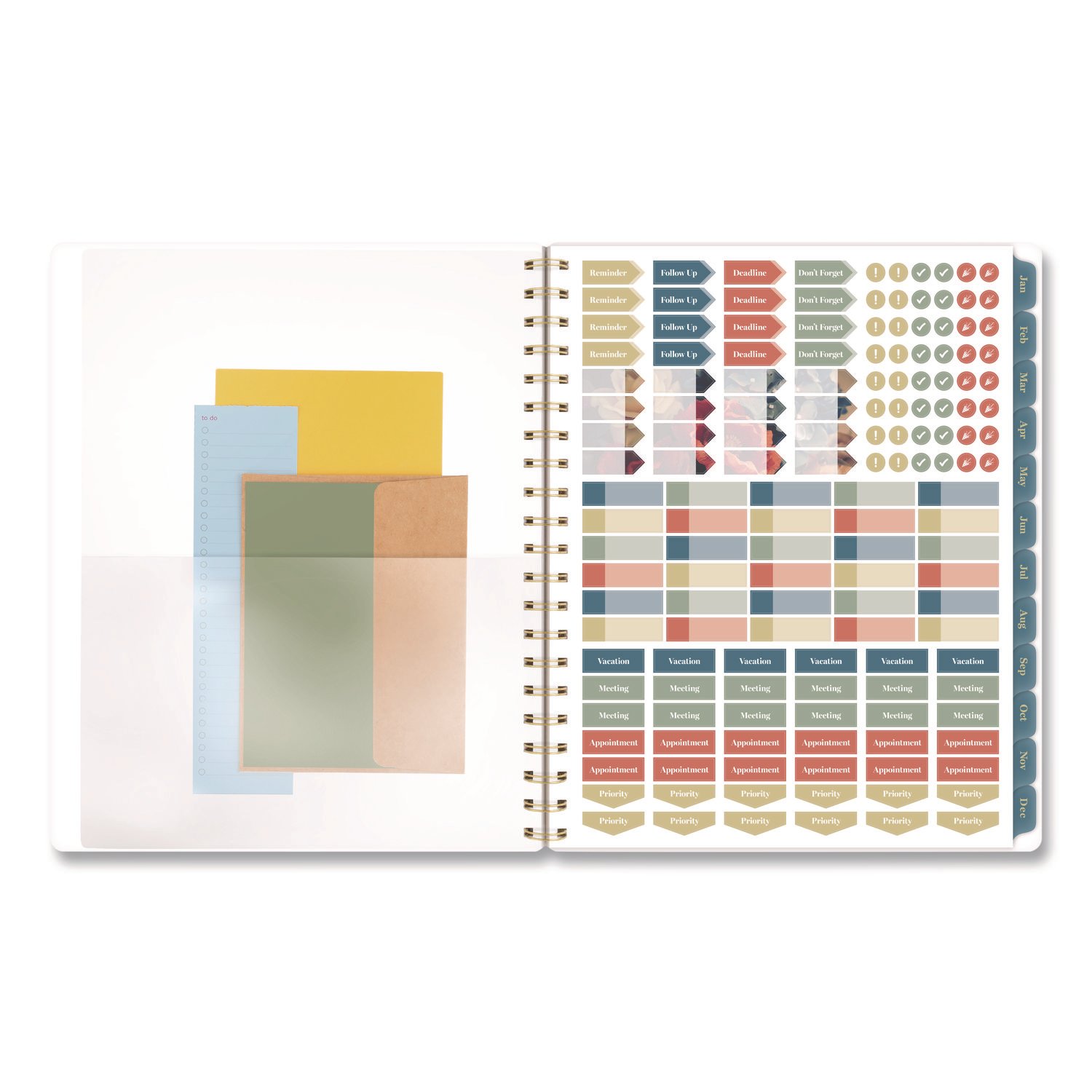 Cambridge® Midnight Garden Weekly/Monthly Planner - Image 5