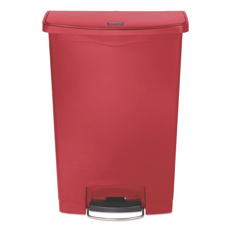 Rubbermaid® Commercial Slim Jim Streamline Resin Step-On Container