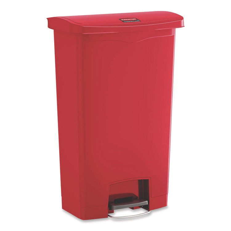Rubbermaid® Commercial Slim Jim Streamline Resin Step-On Container - Image 2