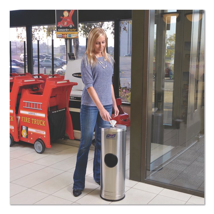 PURELL® Stainless Steel Dispenser Stand for Sanitizing Wipes - Image 2
