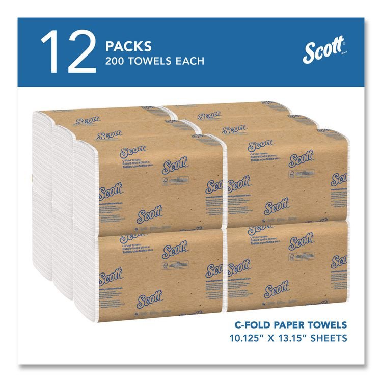 Scott® Essential C-Fold Towels - Image 2