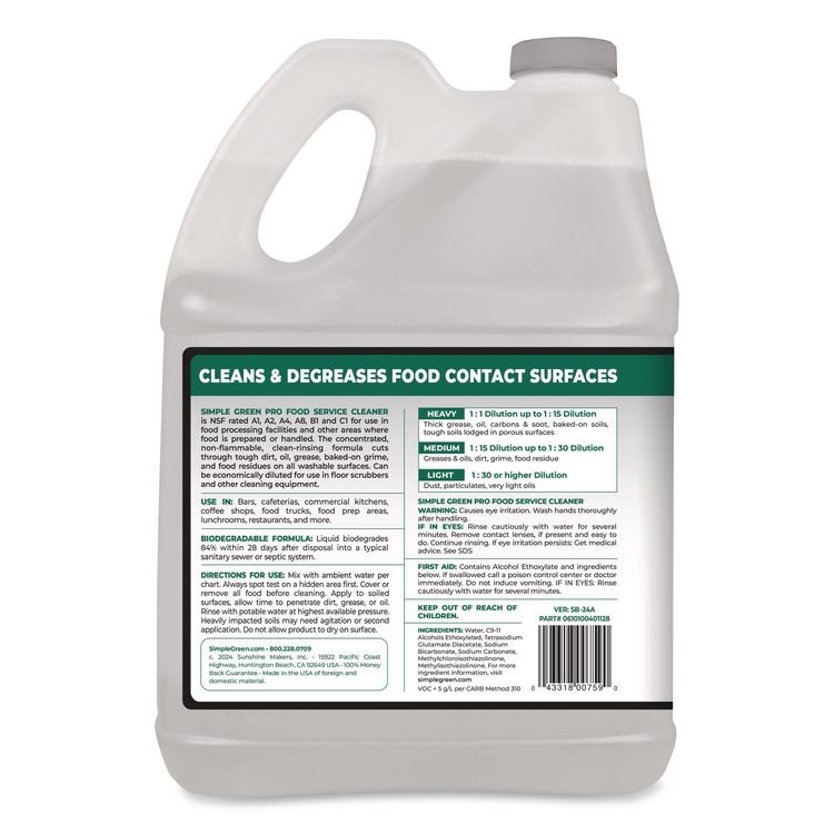 Simple Green® Pro Food Service Cleaner - Image 2