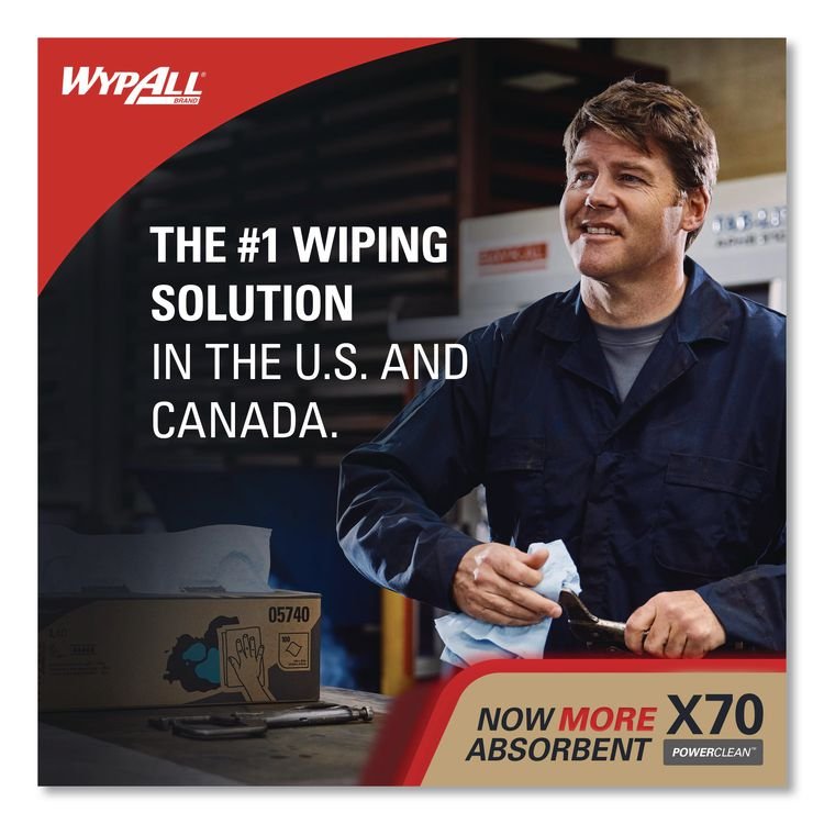 WypAll® X70 Wipers in a Bucket - Image 3