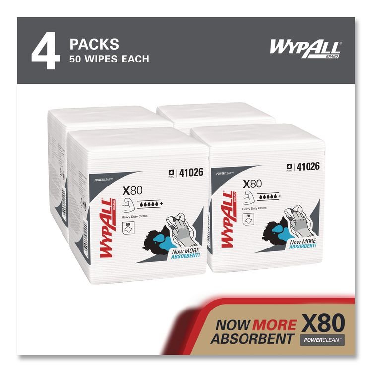 WypAll® Power Clean X80 Cloths - Image 2